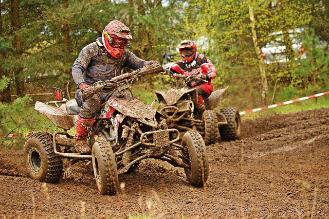 Kinderquad im Gel�nde