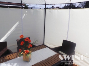 Pavillon Lavo LED Partyzelt Beige � 350cm Gartenzelt