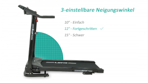 Laufband Speedrunner mit LCD-Display APP Fitnessger�t