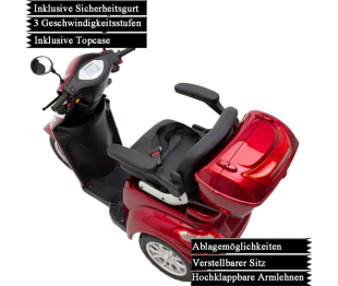 Elektromobil Eco Engel 501 Rot, 1000 Watt, 25 km/h