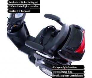 Elektromobil ECO ENGEL 501, 20Ah Lithium Akku, 25 km/h Schwarz