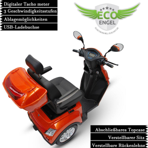 ECO ENGEL 504, 20Ah Lithium Akku, Terracotta, 25 km/h