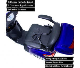 ECO ENGEL 501, 20Ah Li-Ionen Akku, 25 km/h Blau