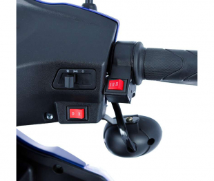 ECO ENGEL 501, 20Ah Li-Ionen Akku, 25 km/h Blau