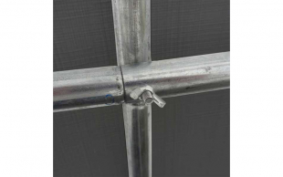 Rolektro-Z. Garage portabel Motorrad PVC 610g/m�, Grau,