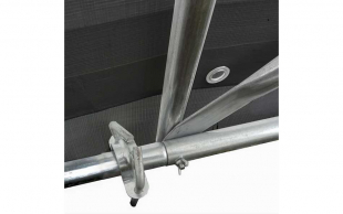 Rolektro-Z. Garage portabel Motorrad PVC 610g/m�, Grau,