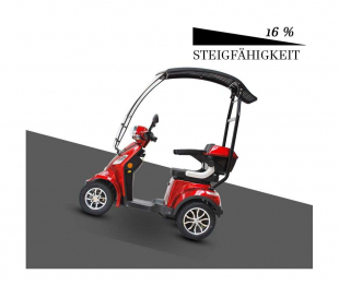 ECO ENGEL 510 Rot, 25 km/h mit Dach, 4 R�der