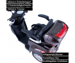 Elektromobil ECO ENGEL 501, 20 Ah Li-Ionen Akku, 25 km/h Braun