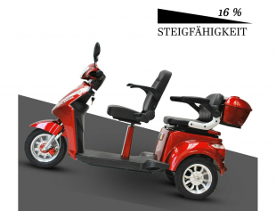 ECO ENGEL 503 Rot, 25 km/h, 30Ah Lithium Akku Senioren Roller