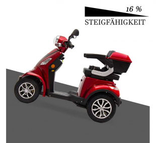 ECO ENGEL 510 Rot, 25 km/h 20Ah Li-Io Akku Herausnehmbar