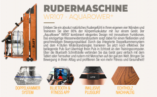 Wasser Ruderger�t WR-107 mit Bluetooth Rudermaschine