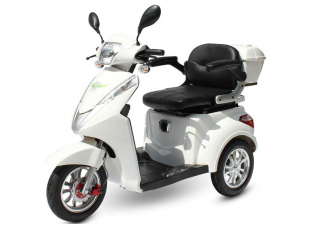 ECO ENGEL 501 Wei� mit 30 Ah Li-Io Akku, Senioren Roller, 25 km/h