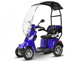 ECO ENGEL 510 Blau, 25 km/h mit Dach, 4 R�der