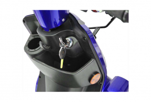 ECO ENGEL 510 Blau, 25 km/h mit Dach, 4 R�der