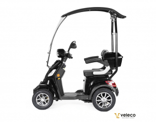 Veleco FASTER Seniorenmobil mit Dach 12 km/h, 4-Rad, Lithium-Ionen