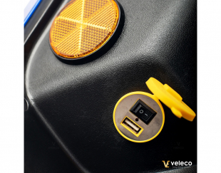 VELECO FASTER Seniorenmobil 4-Rad, 1000W, 12 km/h, Rot