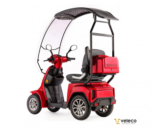 Veleco GRAVIS Seniorenmobil mit Dach, 12 km/h, 1000W Rot