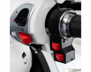 VELECO CRISTAL Elektromobil 12 km/h, Silber