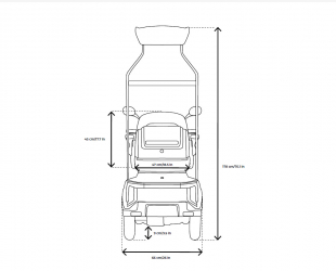 Veleco GRAVIS Seniorenmobil mit Dach, 12 km/h, 1000W Grau