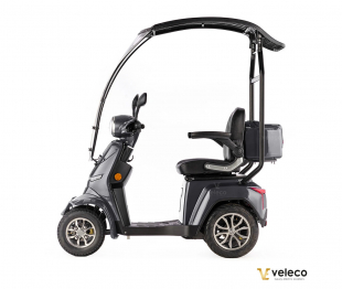 Veleco GRAVIS Seniorenmobil mit Dach, 12 km/h, 1000W Grau