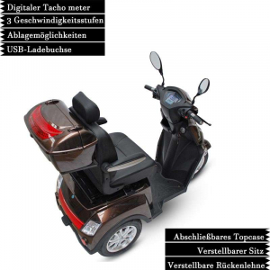 Eco Engel 504 Braun 30 Ah Lithium Akku, 25 km/h