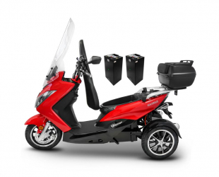 Elektroroller Maximus, 3-Rad, MX3-25 - 25 km/h, 2 x Lithium Akku
