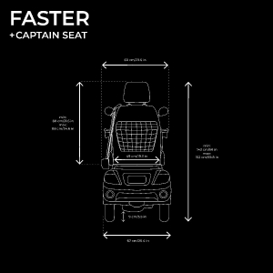 Veleco FASTER, Elektromobil mit Kapit�nssitz