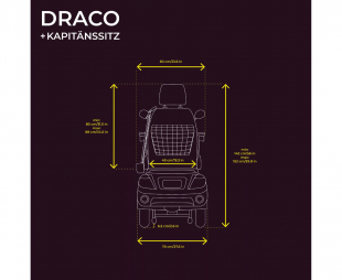 Veleco DRACO Seniorenmobil mit Kapit�nssitz 12 km/h