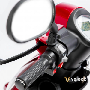 VELECO DRACO mit Kapit�nssitz herausnehmbarer Lithium-Ionen-Akku
