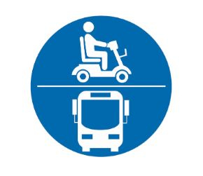 Pride Kolja Ultra 10 km/h, Bef�rderung in Bussen