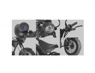 Elektroroller Blake, 3000W, 45 km/ h, E-Chopper Li