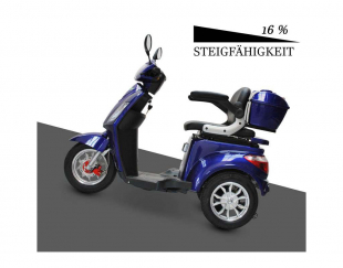 Seniorenmobil ECO Engel 500 Blau, 1000 Watt, 15 km/h