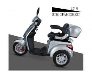 Seniorenmobil ECO Engel 500 Silber, 1000 Watt, 15 km/h