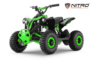 NITRO MOTORS 1200W 48V Eco mini Kinder Quad Avenger Snowy Tire XL