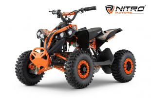 NITRO MOTORS 1200W 48V Eco mini Kinder Quad Avenger Snowy Tire XL