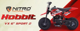 Nitro Motors 49cc Dirtbike Hobbit VX 6