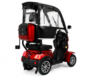 Rolektro Deisla DS4-15 Vierrad mit Dach und Wetterschutz, Lithium-Akku