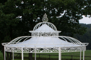 Dach f�r Luxus Pavillon Romantik wei�