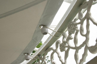 Dach f�r Luxus Pavillon Romantik wei�