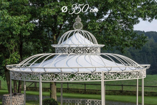 Dach f�r Luxus Pavillon Romantik wei�