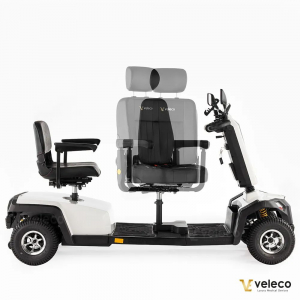 Veleco Sharpy TWIN Schwarz, Doppelsitz 1400 W, 18km/h
