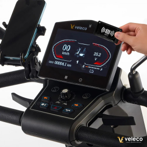 Veleco Sharpy TWIN Schwarz, Doppelsitz 1400 W, 18km/h