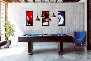 Winsport Billard Black Pool 9ft, 254 x 127cm
